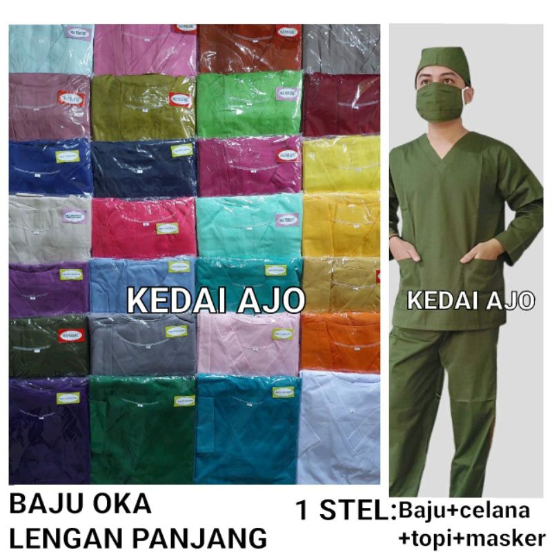 BAJU JAGA BAJU OKA LENGAN PANJANG WARNA SPESIAL UKURAN XL DAN XXL