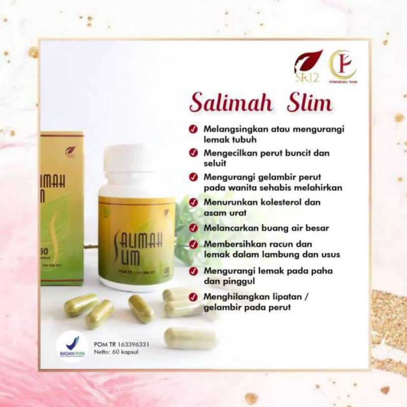 Salima Slim Sr12/pelangsing alami/penurun berat badan/