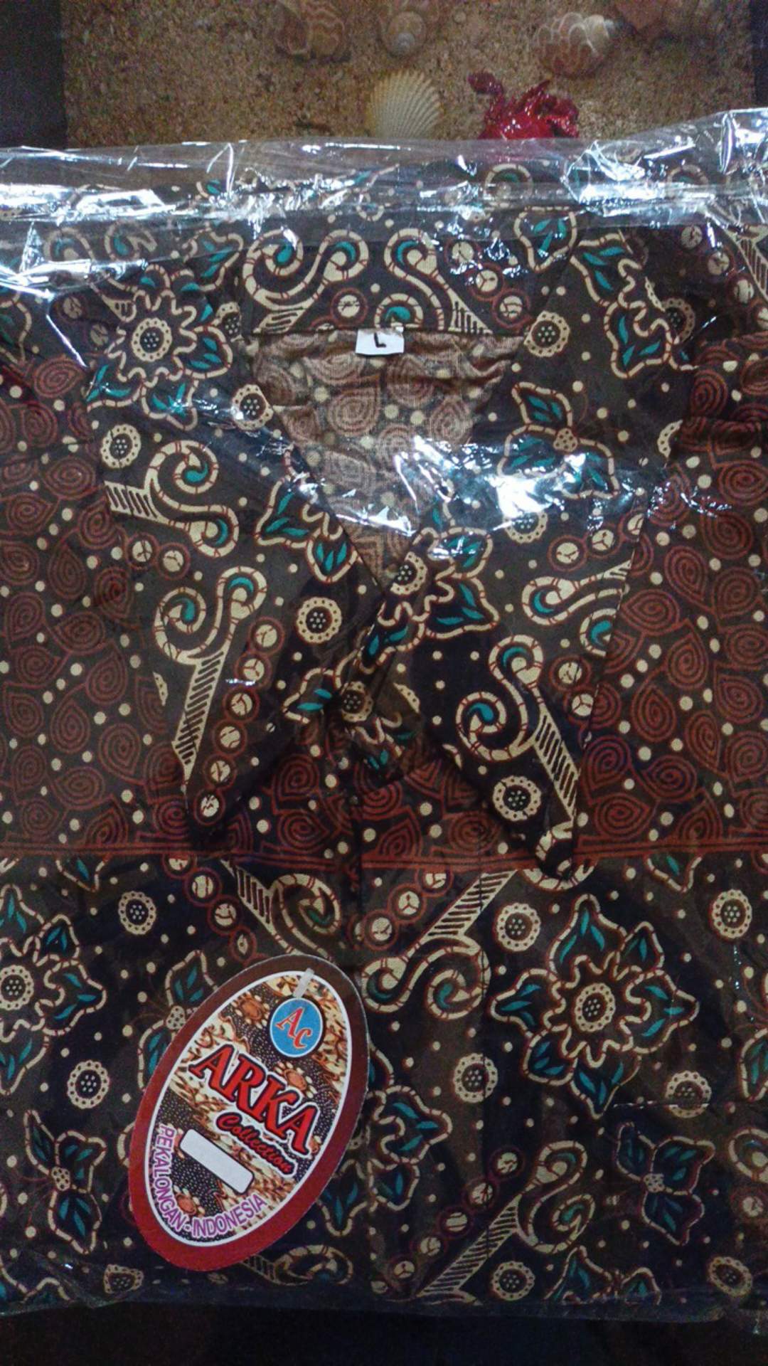 New Arrival Distro Batik Pria Bordir Sogan Hrb026 Batikaf Notoarto Batik Ipnu-ippnu Hem Pria Bel