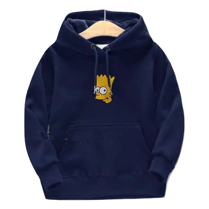 Sweater Hoodie Anak Simsons Sweater Fleece Baju Anak Unisex