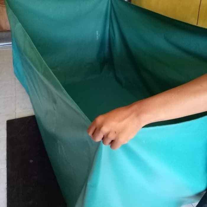 TERPAL KOLAM IKAN  PVC ORCHID 1x1x1/TERPAL KOLAM KOTAK/TERPAL IKAN LELE/TERPAL SEMIKARET