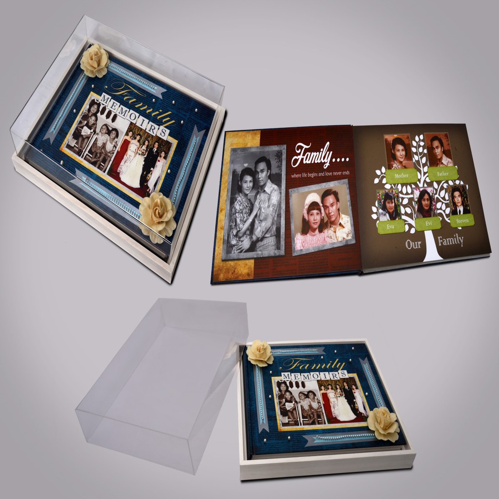 Deluxe Photobook A3 dengan Box Mika