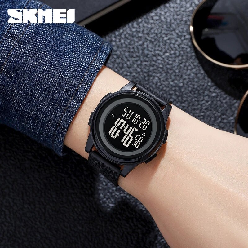 SKMEI 1895 Jam Tangan Pria Wanita Digital Chronograph Sport Watch Anti Air Tali Rubber WATCHKITE WKOS