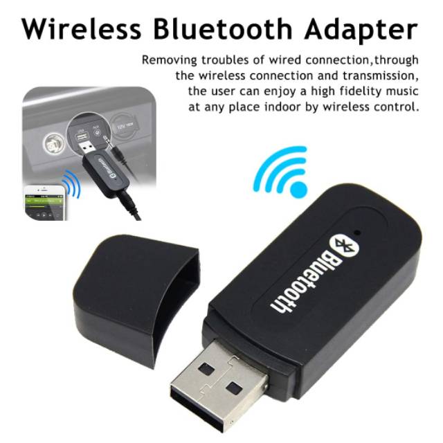 USB Bluetooth Receiver / Audio Penyambung Speaker Biasa Menjadi Bluetooth / jack 3.5mm