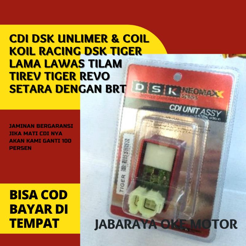 COD CDI RACING TIGER TIGER NEW UNLIMATE PADA RPM BERAPAPUN SETARA BRT PENGAPIAN NAIK 20%