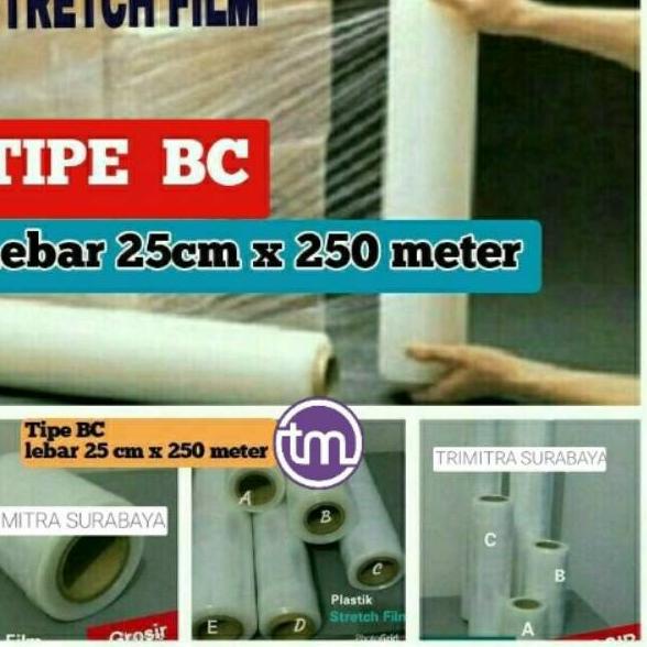 

Model Baru Plastik Stretch Film Wrap / Plastik Wrapping Segel Shrink 25cm x 250m 한