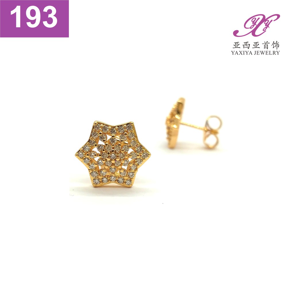 

Anting Tusuk Permata Lapis emas Perhiasan imitasi Yaxiya Jewelry 193