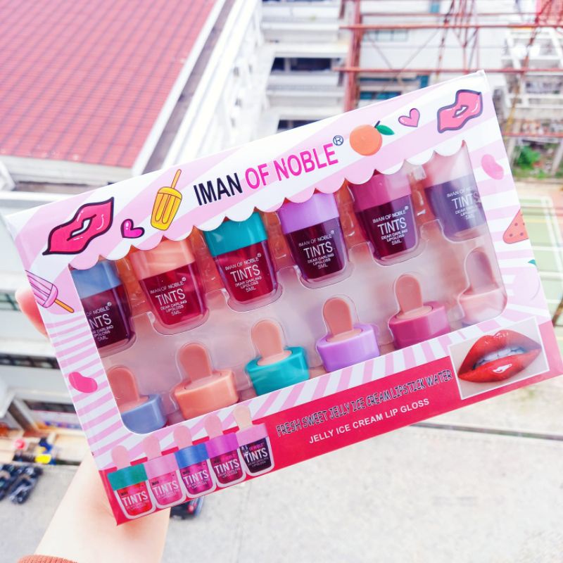 PROMO!!!LIP TINT ICE CREAM IMAN OF NOBLE P7039-5