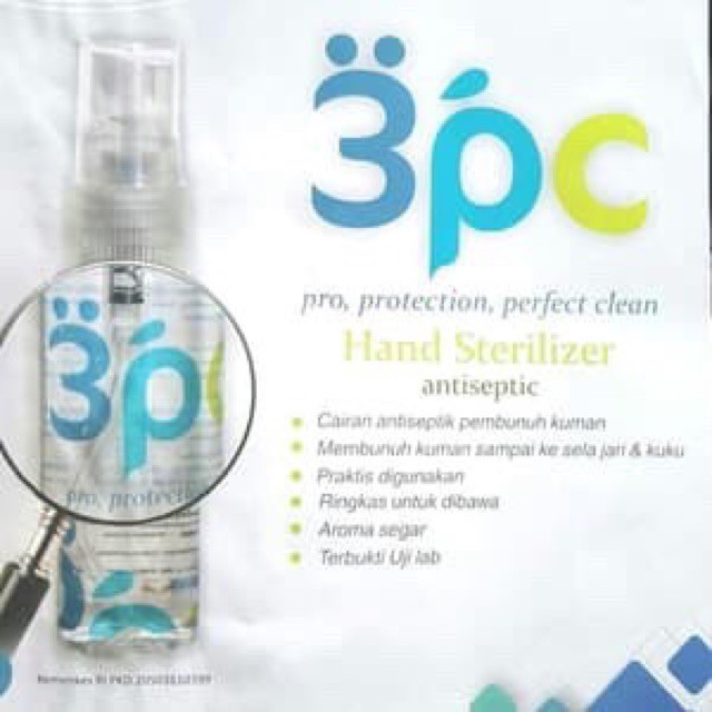 3PC HAND SANITIZER UNTUK STERIL TANGAN&amp;KUKU ORIGINAL 100%