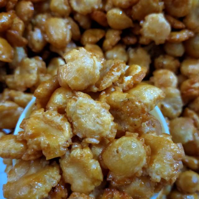 Emping Melinjo Keropos 500gr renyah enak gurih manis merk Prambanan dan bintang emping blinjo super 