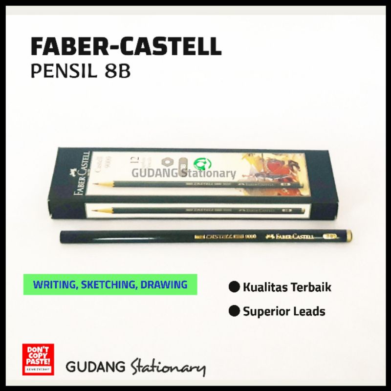 Pensil 8B FABER-CASTELL [ 1 pcs ]
