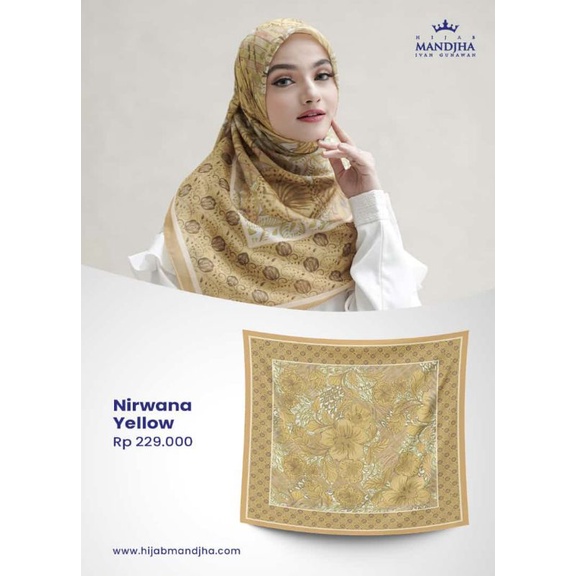 NIRWANA YELLOW SCARF WINDY X MANDJHA IVAN GUNAWAN