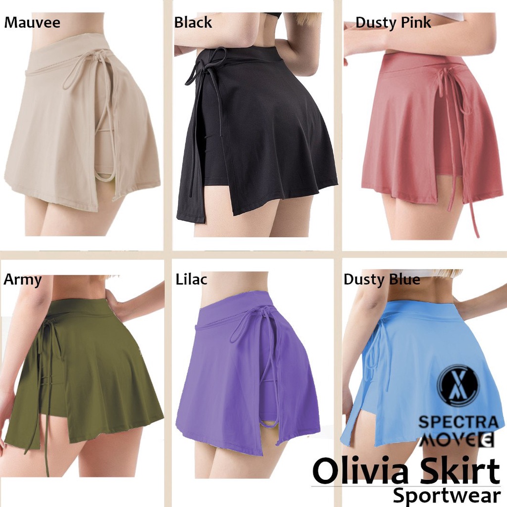Rok senam OLIVIA SKIRT rok mini rok wanita rok zumba rok dance rok aerobic celana senam rok bandung