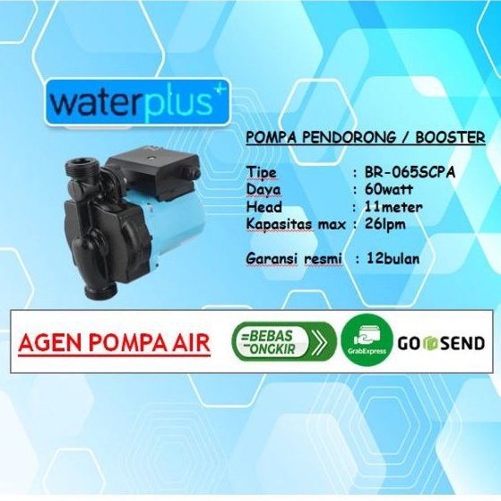 Jual Pompa pendorong / Pompa Booster / pompa Waterplus BR 065 SCPA ...