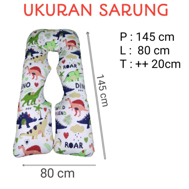 Bantal Hamil - Bantal Ibu Hamil - Bantal Hamil dan menyusui - Bantall hamil tidur .