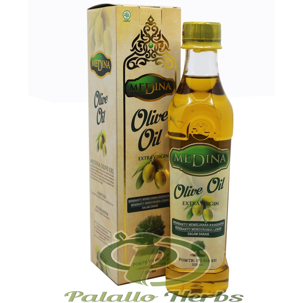 Minyak Zaitun Medina 325 ML Extra Virgin Olive Oil BPOM Asli Original