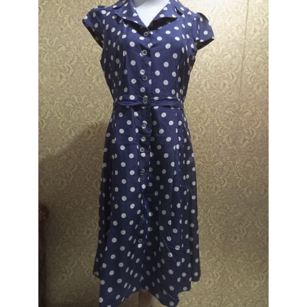 Dress Polka preloved Anne Klein