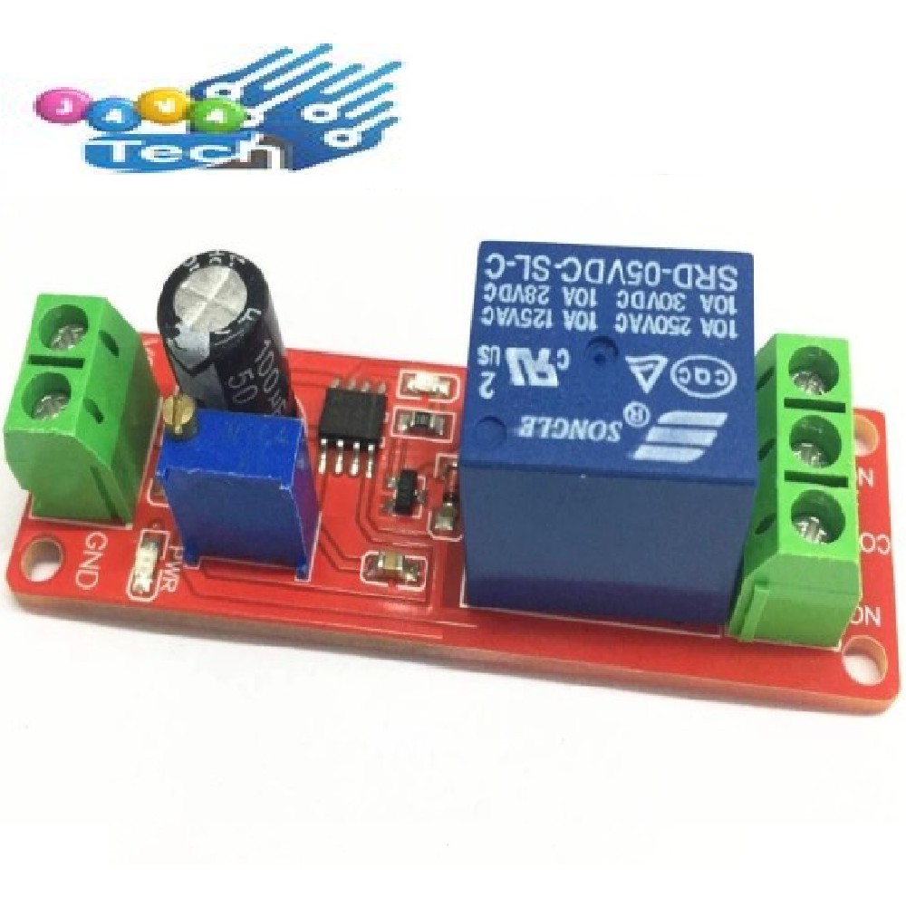 Modul DC 5V Pull Delay Timer NE555 Switch Relay Adjustable Module