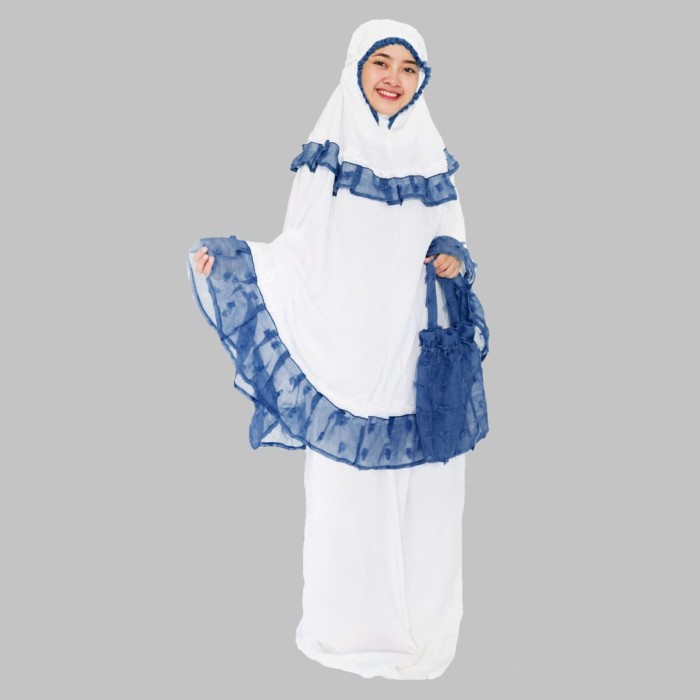 Mukena Rukuh Renda Kriwil AL PARIS / Mukena THR Lebaran