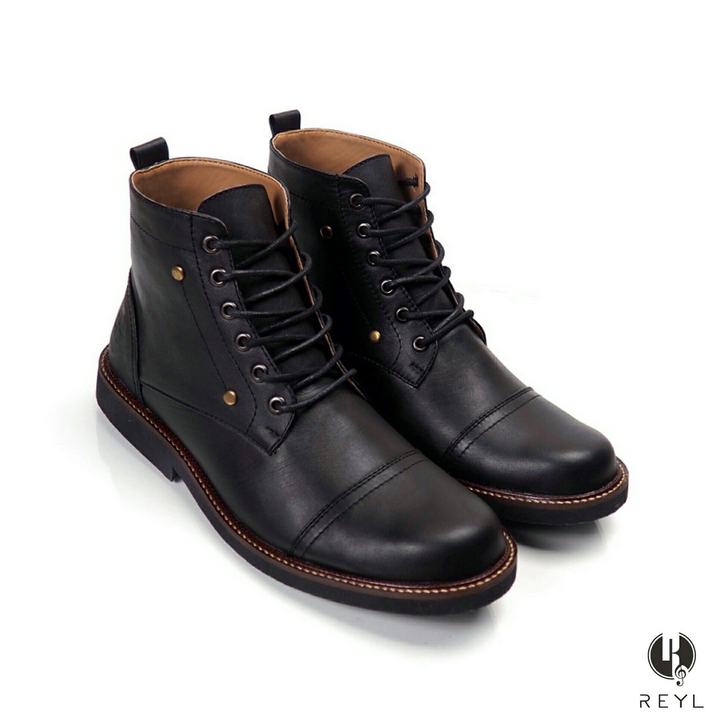 SEPATU BOOT KULIT REYL FOOTWEAR OVERTURE SAFETY