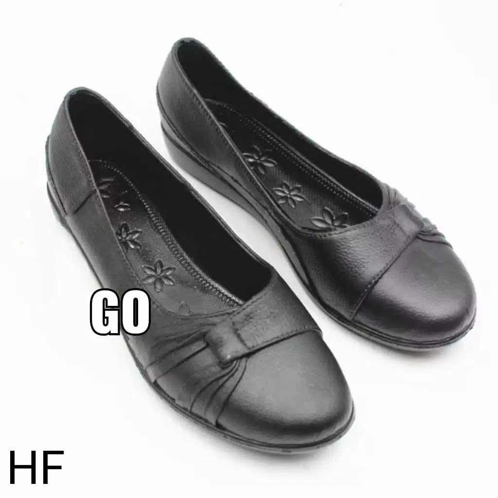 sogo Import SEPATU Wanita Casual Santai Teplek Sepatu Cewek Flatshoes Jelly Kekinian