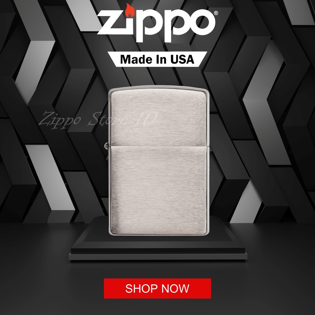 Korek Zippo Armor Brushed Chrome 162 Original Made In USA