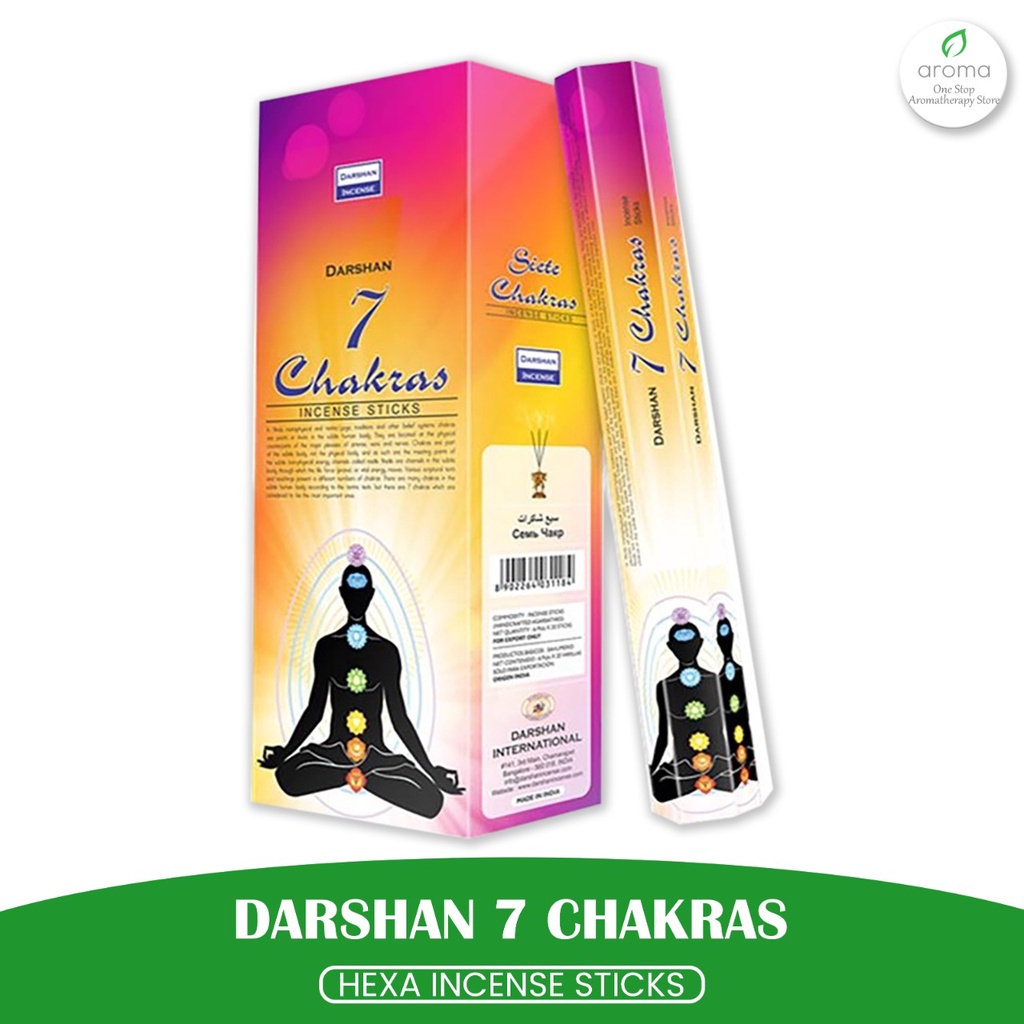 Dupa India (Aromaterapi) Hexa - Darshan 7 Chakras