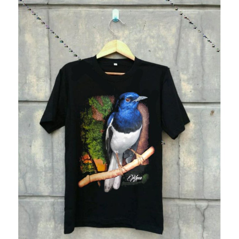Kaos distro Burung Kacer / kaos burung kacer / kaos Gambar burung kacer / kaos burung
