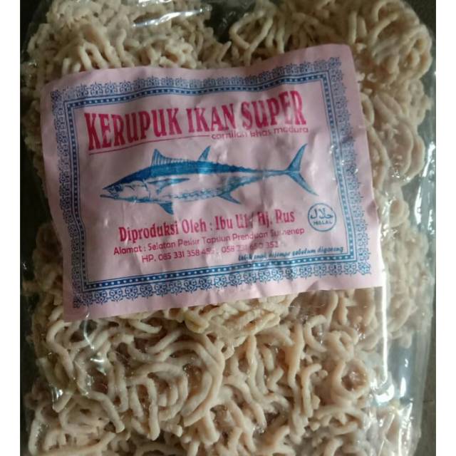 

Krupuk ikan super atau krupuk pattola