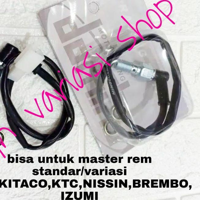 ♣ suit swit switch master rem depan belakang standar/variasi drat kasar / halus ktc rcb brembo nissi
