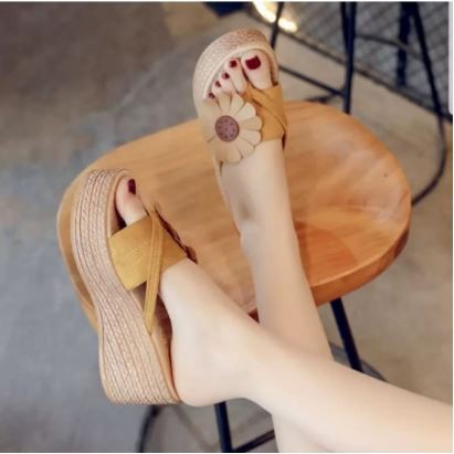 sandal wedges bunga