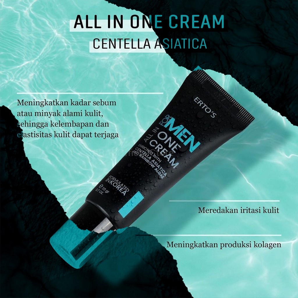 [ORI] Paket Hemat 3in1 Perawatan Wajah Pria Toner Coffe Scrub dan All in Cream For Men 100% BPOM Original