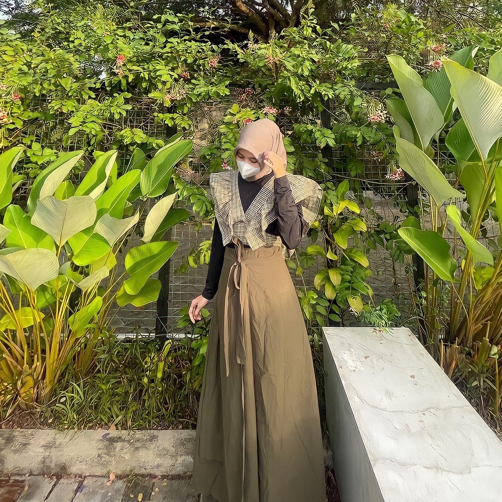 BEFAST - ZRX Rok Wanita LUNA / ROK NADYAKRN / Rok Wanita Keluaran Terbaru / Fashion Wanita Muslimah / Rok Maxy Polos / Outift Wanita Modis / Rok Casual Wanita / Trendy / OOTD Remaja Wanita ABG