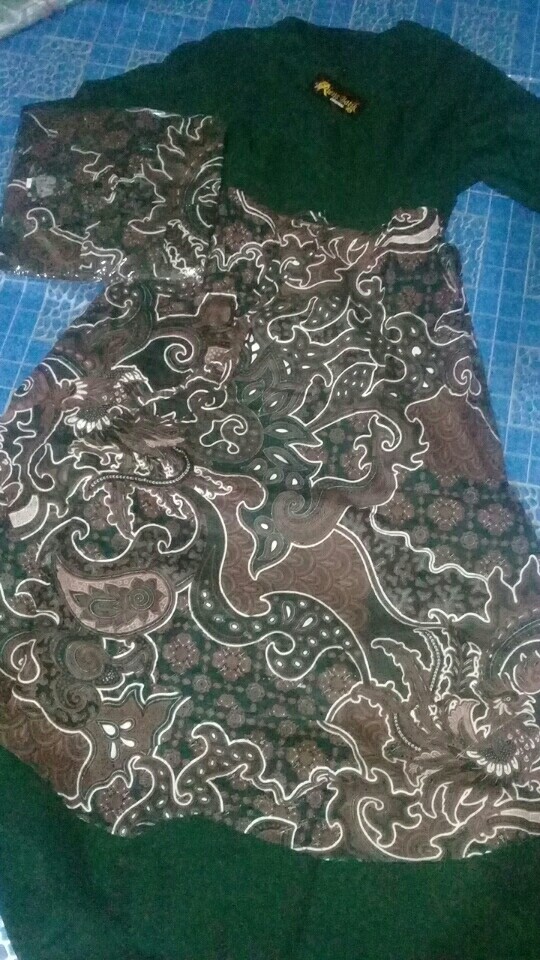 Maura Couple - Sania Ruffle Batik Couple Ori Ndoro Jowi Garansi Termurah Shopee - Batik Modern Solo