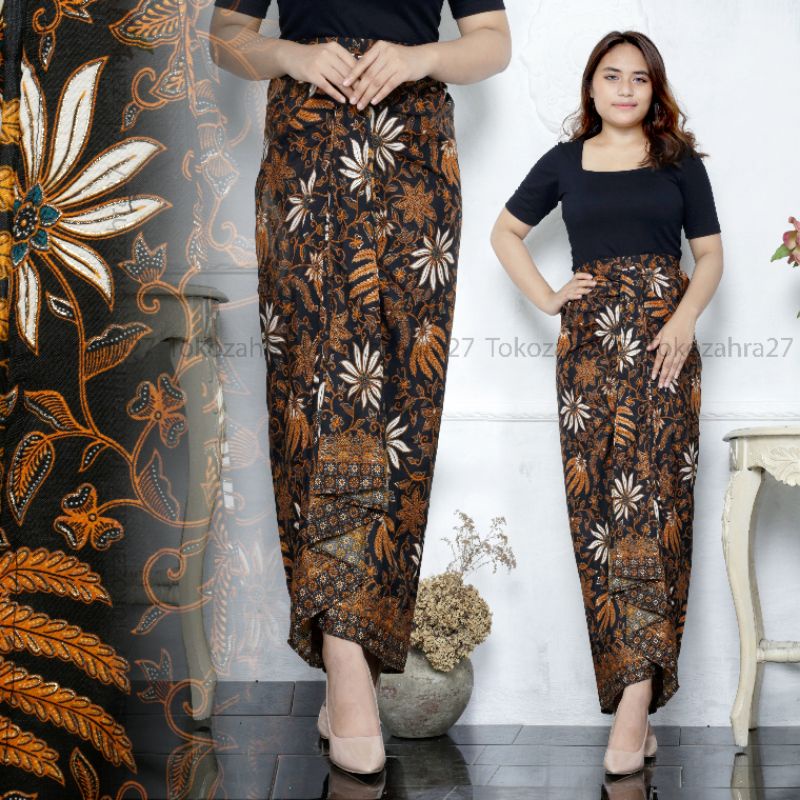 Rok Remple BatikVOL.4 Rok Lilit Instan Rok Serut Bawahan Kebaya By Tokozahra27