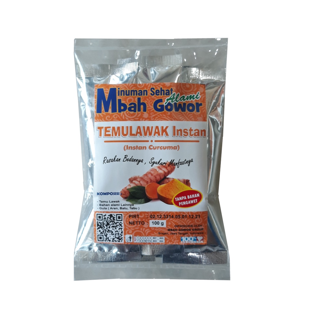 

Minuman Temulawak Instan mbah Gowor isi 5 sachet