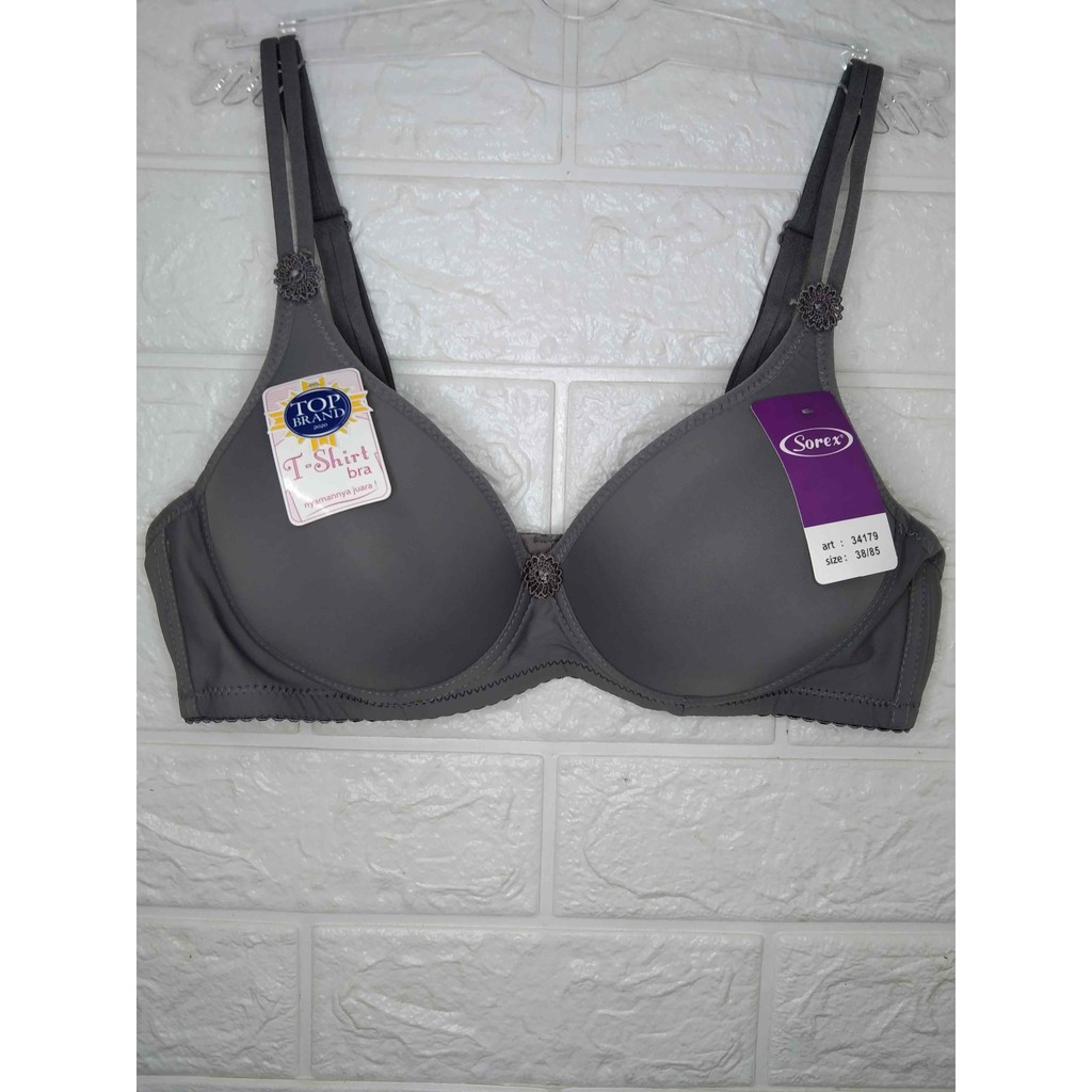 BH SOREX 34179 Small Flowers | Bra Busa Cup B Tanpa Kawat Kait 2 SGuna