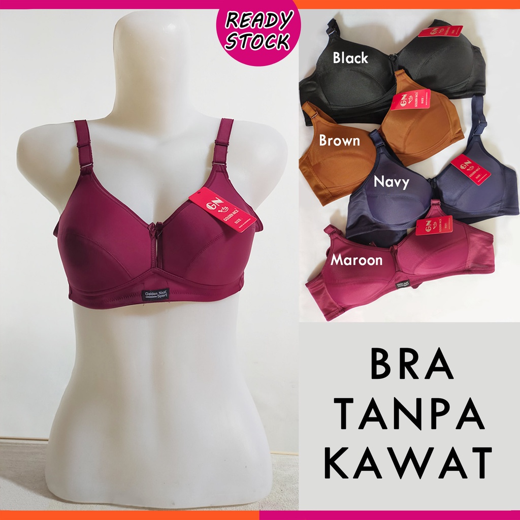 BIGCLO - (COD) Bra Tanpa Kawat Jumbo BH Busa Tipis