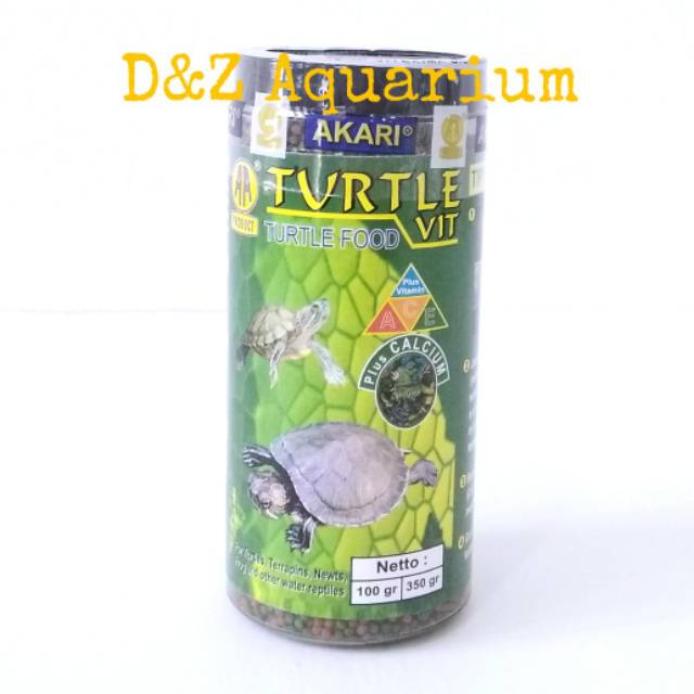 Akari Turtle Pelet Khusus Kura Kura Reptil Amphibi Makanan
