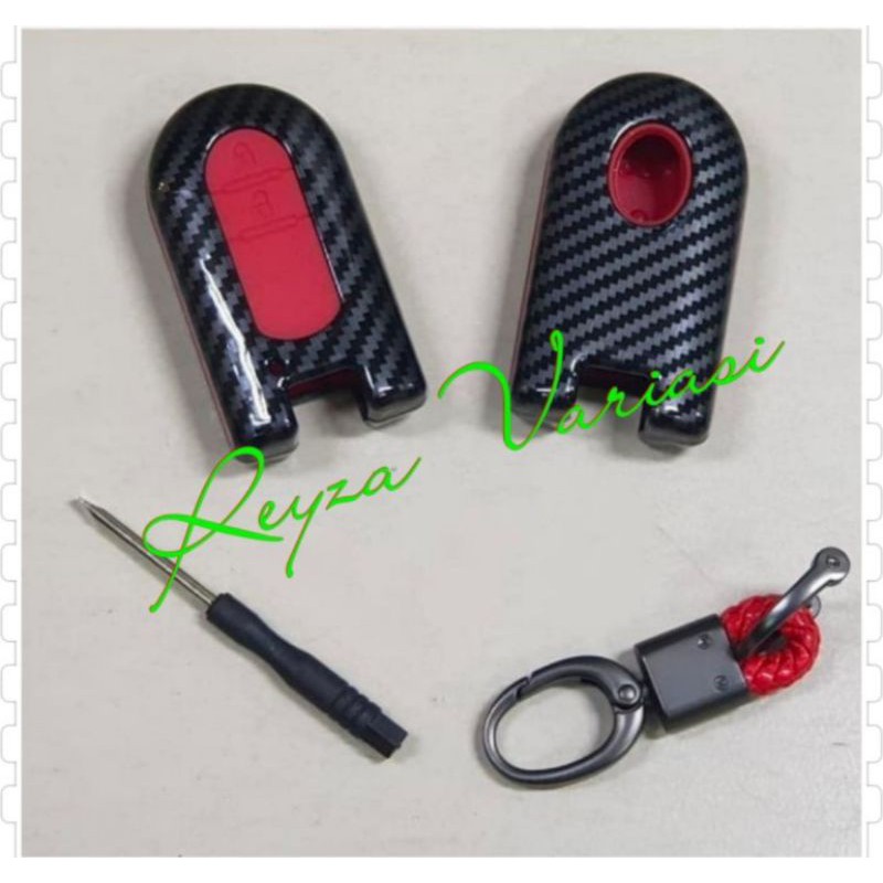 Casing Remote Kunci New Agya 2020 - 2021 Carbon