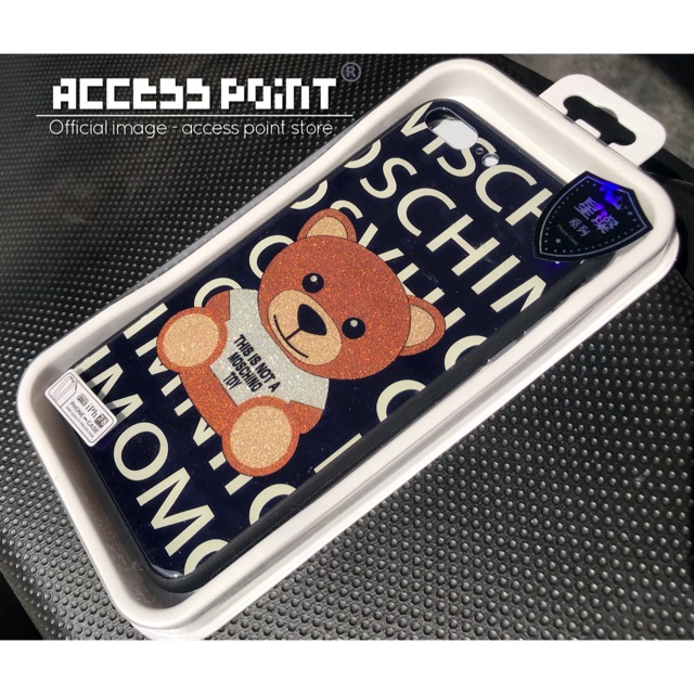 Casing iphone 8 plus MOSCHINO original