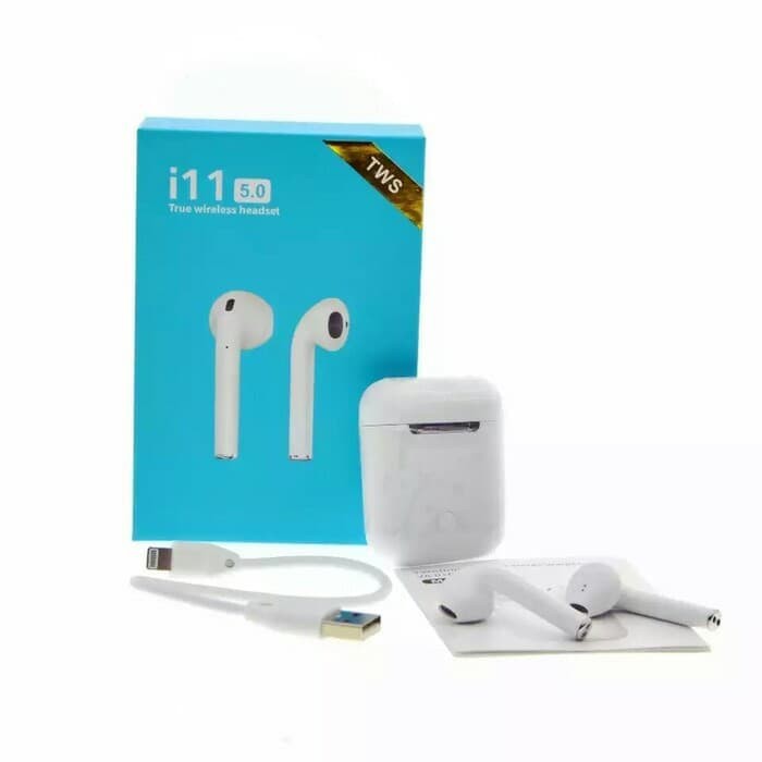 New Headset Bluetooth Earphone Wireless stereo 5.0 Touch i11 TWS i11s automatic pairing