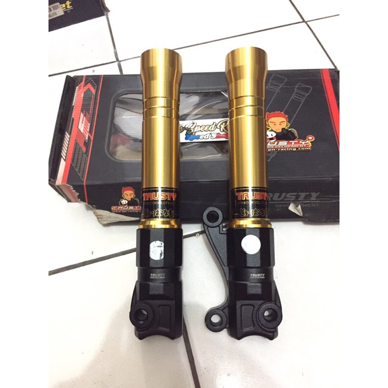 tabung shock depan mio j trusty gold