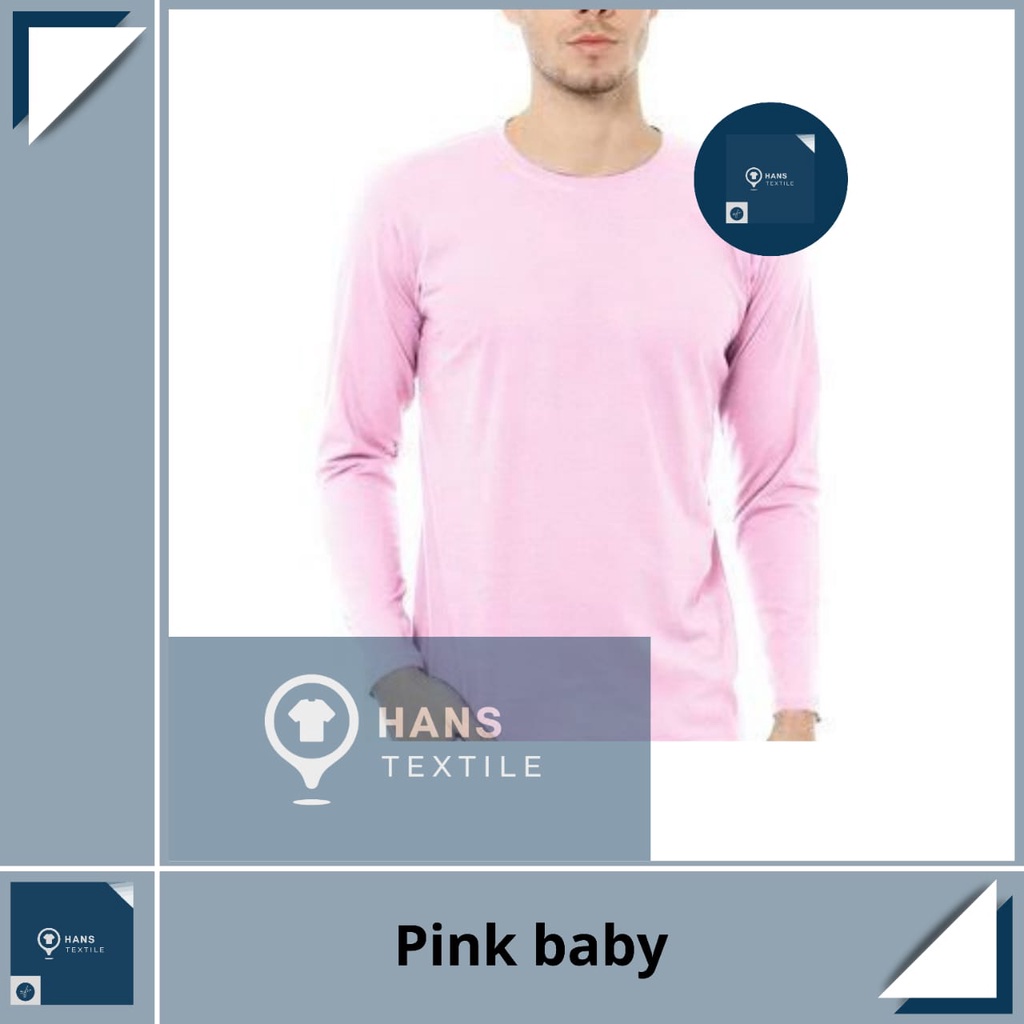 Kaos Polos Lengan Panjang Cotton Combed 30s / Cotton Combed 30s / Kaos Polos / Kaos
