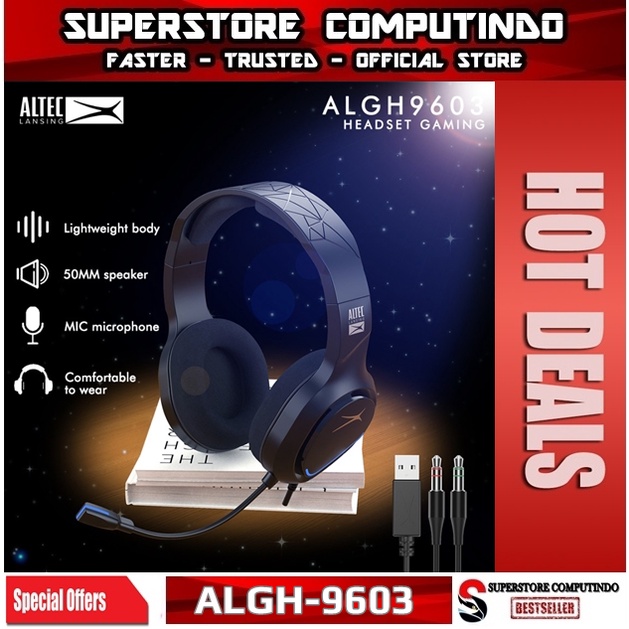 Headset Gaming Altec Lansing ALGH-9603 Wired 3.5mm - Altec ALGH9603