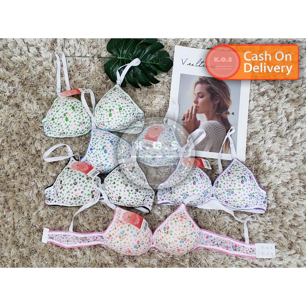 BRA BH ANAK BERMOTIF BUSA TIPIS SIZE 32-36