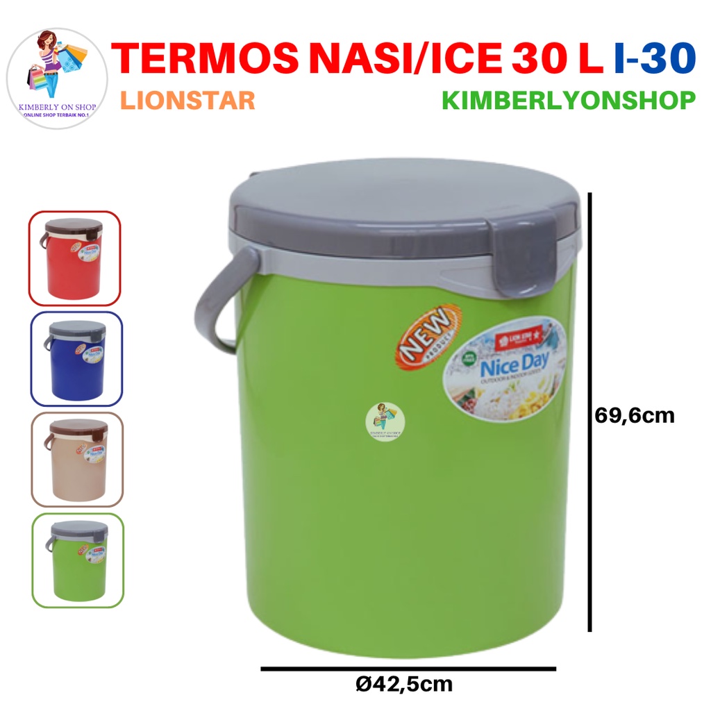 Rice Ice Bucket Hanami Termos Nasi Es 30 Liter I 30 Lion Star