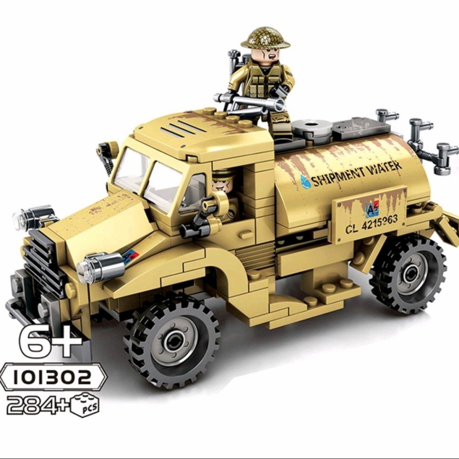 Lego Block Truck Tangki Militer Perang Army