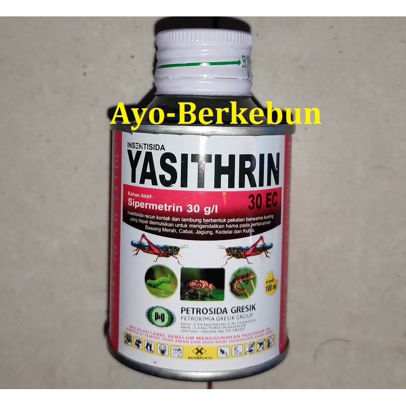 Insektisida Yasithrin 30 EC 100 ml / Pembasmi hama Yasithrin 30 EC / Pestisida Yasithrin 30 EC / Pes