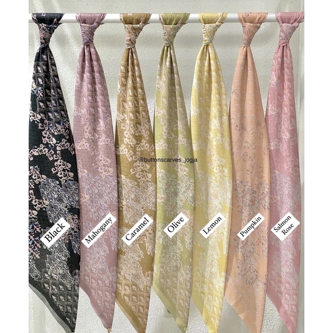 The Granada Series Button Scarves